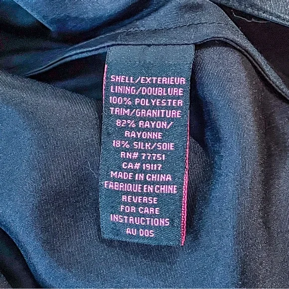 Betsey Johnson Y2K Vintage black velvet pleated mini dress, size 4 - Picture 5 of 5